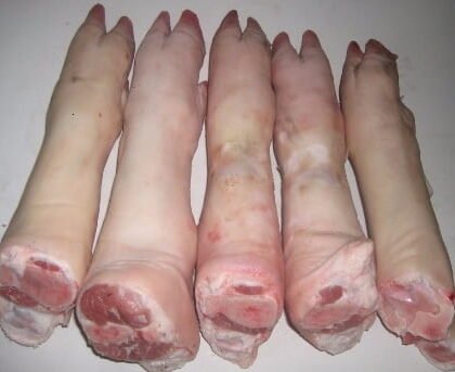 Frozen Pork Hind Feet