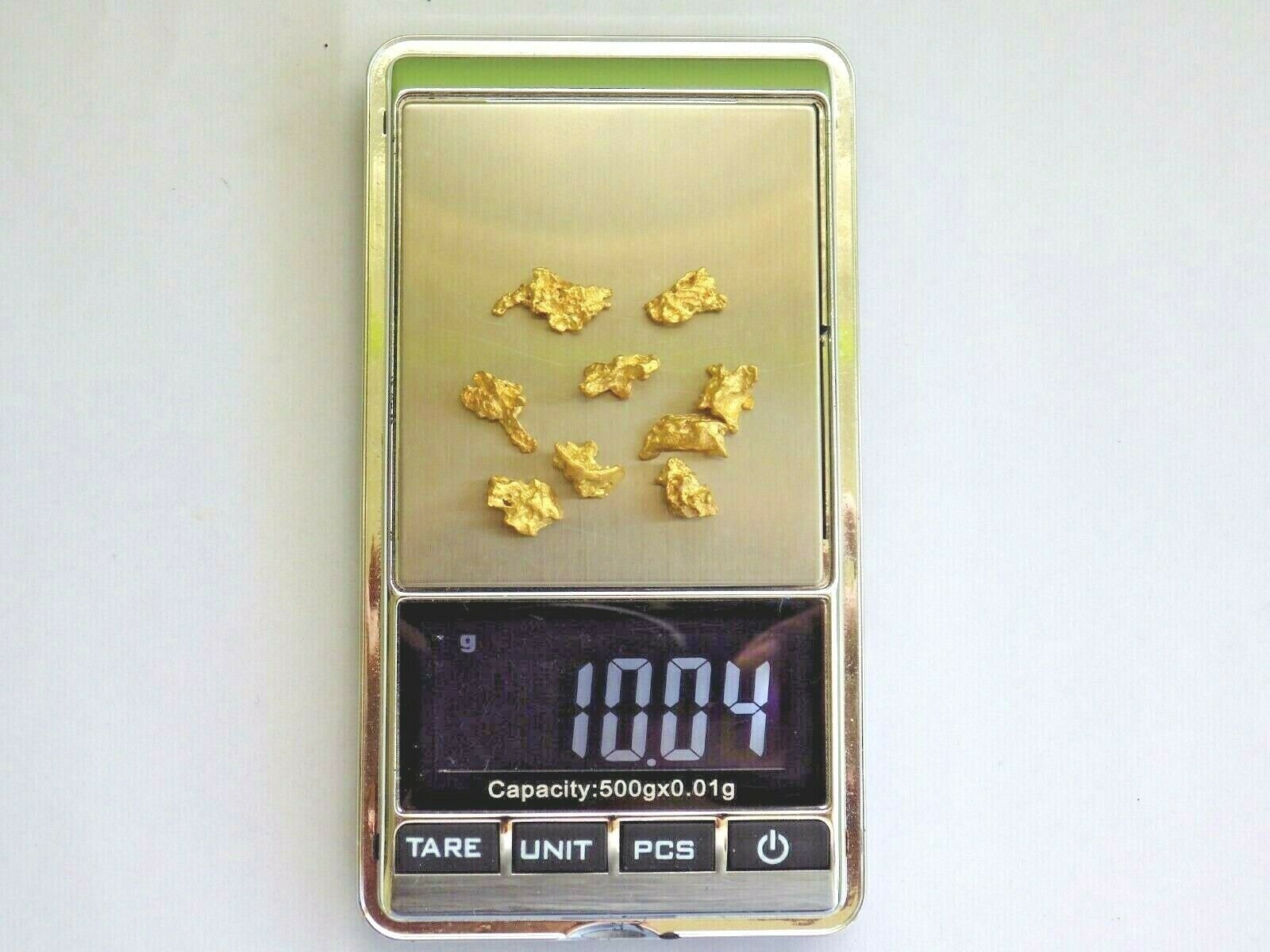 Raw Gold Nuggets