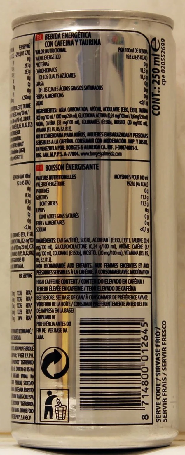 B52 Energy Drink 250ml
